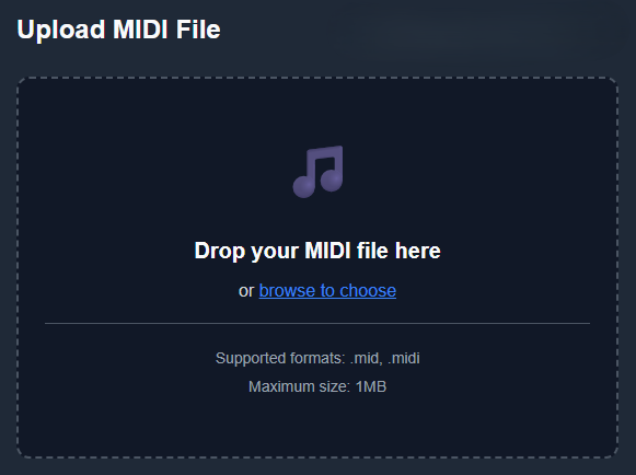 Use MIDI Converter